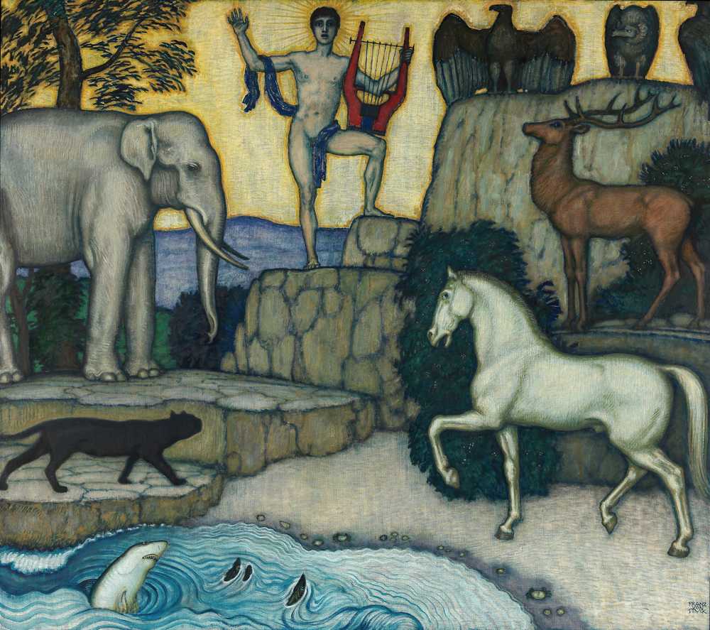 Orpheus and the Animals (around 1924) - Franz von Stuck