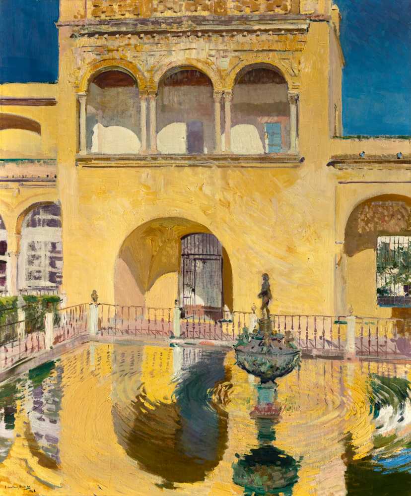 Palace of Carlos V, Alcazar of Seville (1908) - Joaquin Sorolla y Bastida