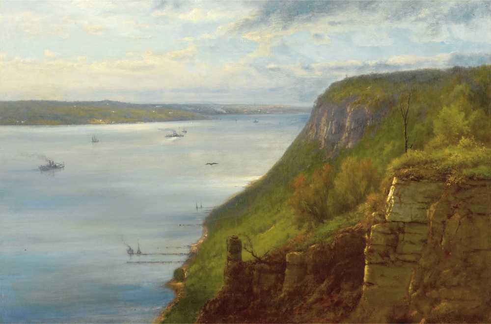 Palisades on the Hudson (1866) - George Inness