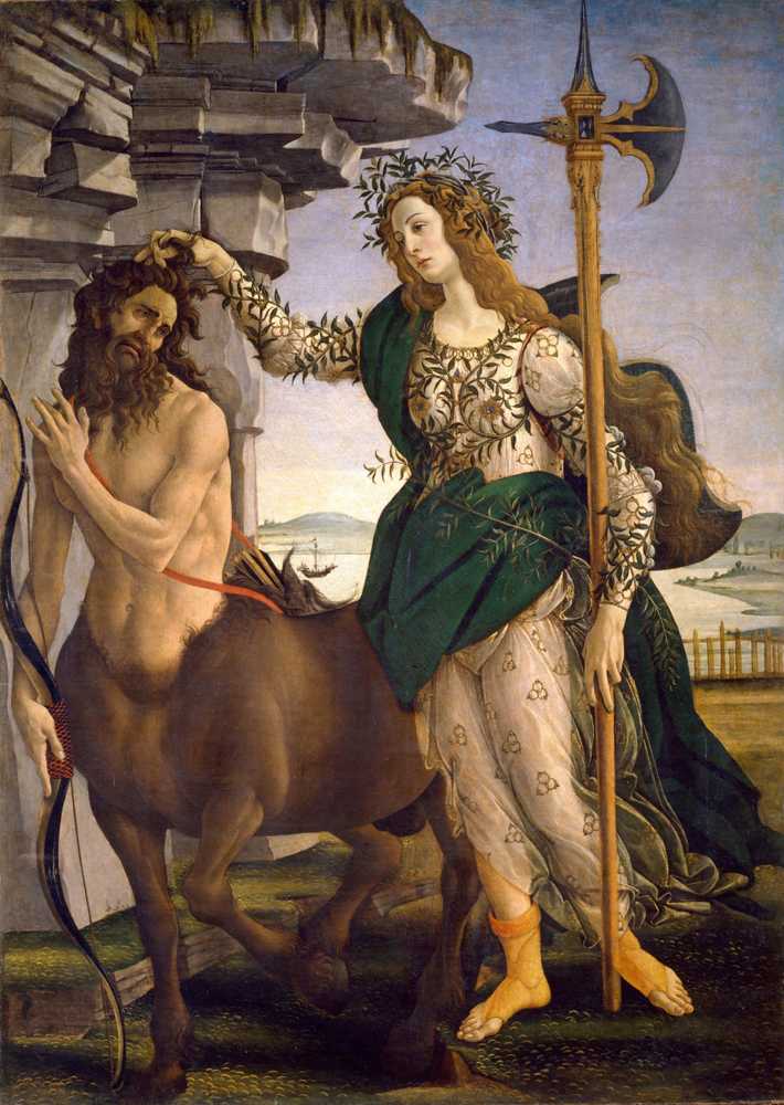 Pallas And The Centaur - Sandro Botticelli