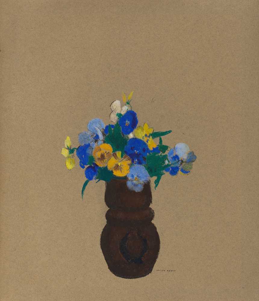 Pansies (c. 1905) - Odilon Redon