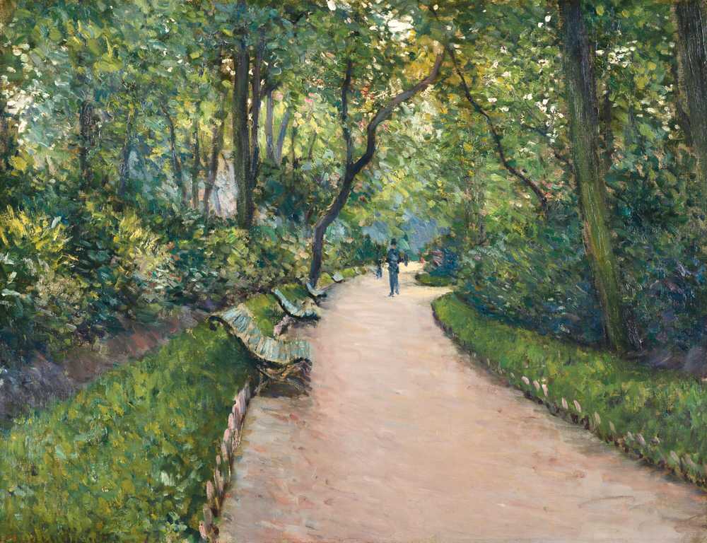 Parc Monceau (1877) - Gustave Caillebotte
