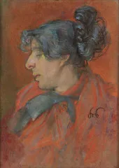 Parisian - a portrait study (1891-1892) - Stanisław Wyspiański
