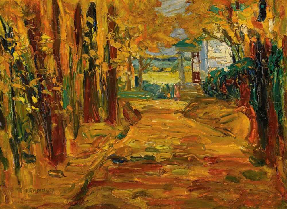 Park Of St. Cloud - Autumn I (1906) - Wassily Kandinsky