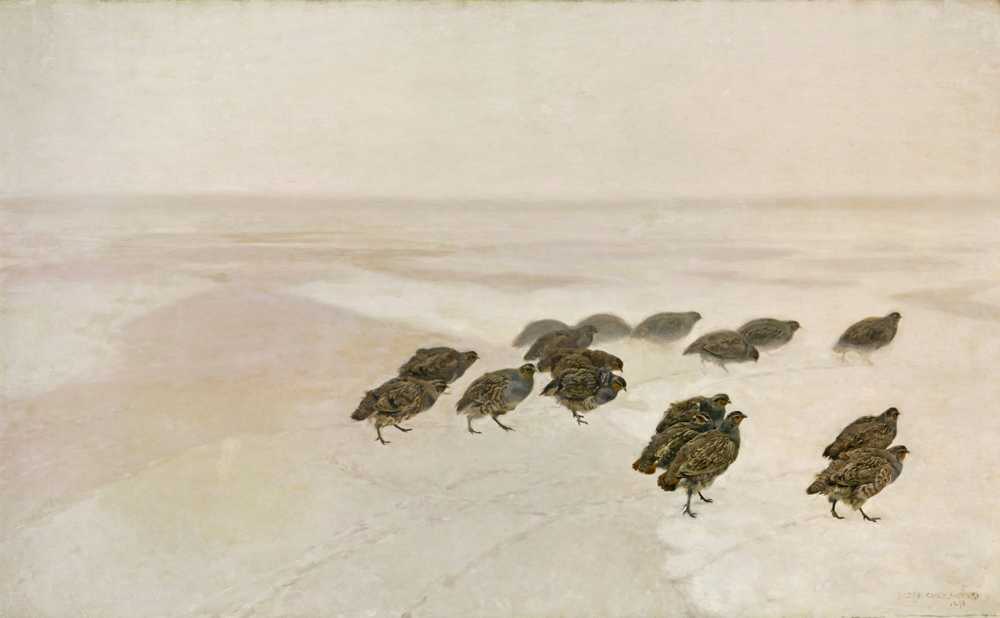 Partridges (1891) - Józef Chełmoński