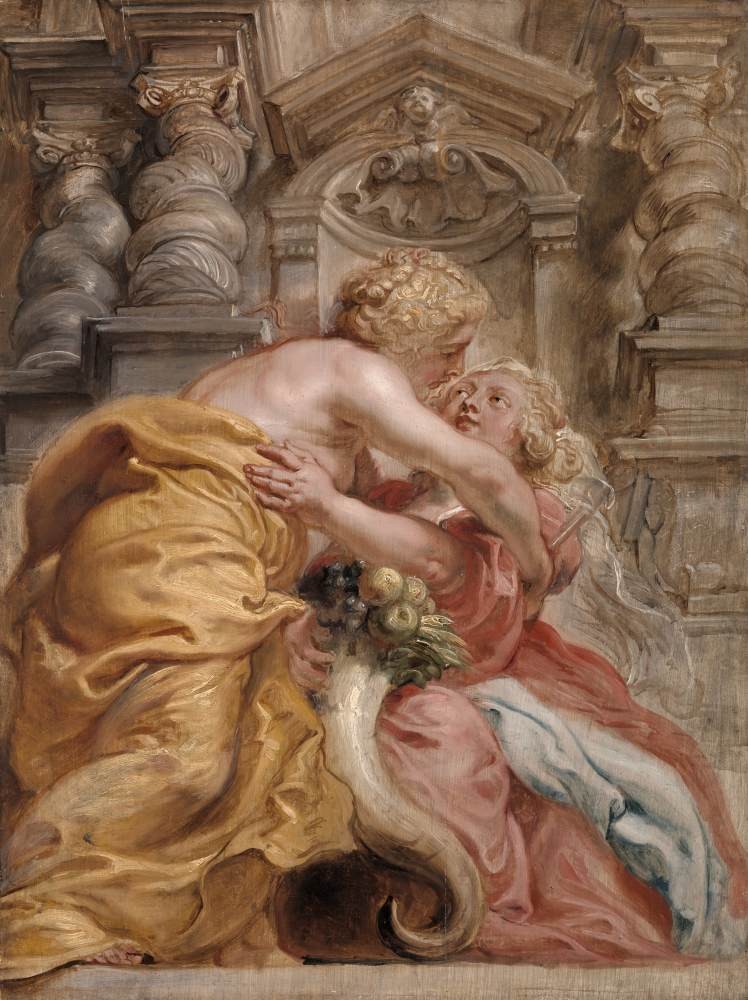 Peace Embracing Plenty - Peter Paul Rubens