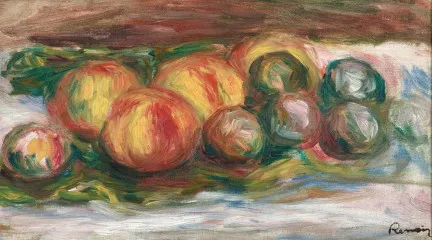 Peaches and Plum (1919) - Auguste Renoir