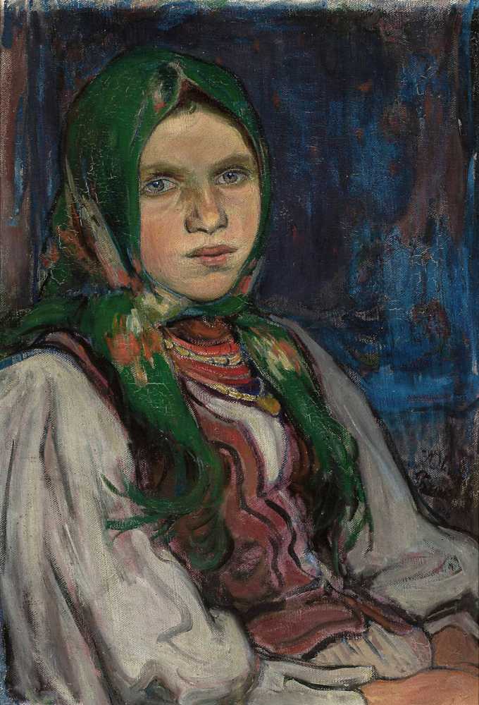 Peasant girl (1906) - Władysław Ślewiński