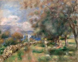 Peninsula of Saint-Jean (1893) - Auguste Renoir