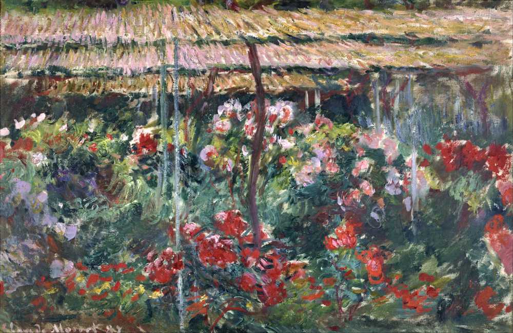 Peony Garden (1887) - Claude Monet