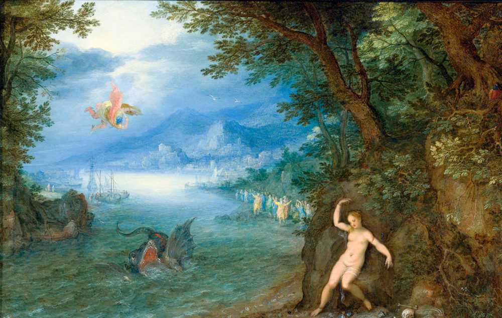Perseus And Andromeda - Jan Brueghel Starszy
