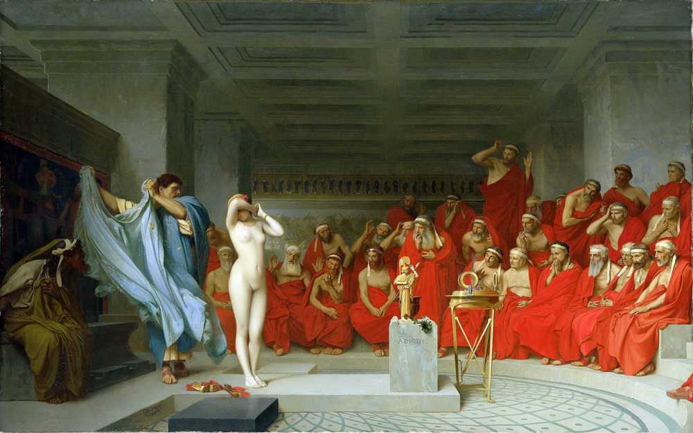 Phryne revealed before the Areopagus (1861) - Jean-Leon Gerome