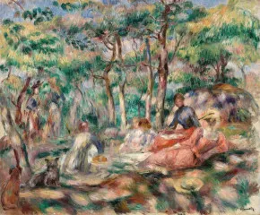 Picnic (The Luncheon on the Grass) (c. 1893) - Auguste Renoir