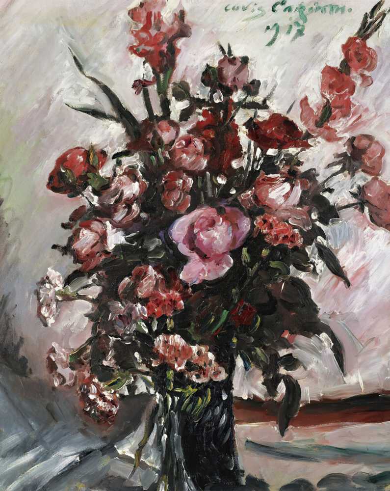 Pink Roses (1917) - Lovis Corinth