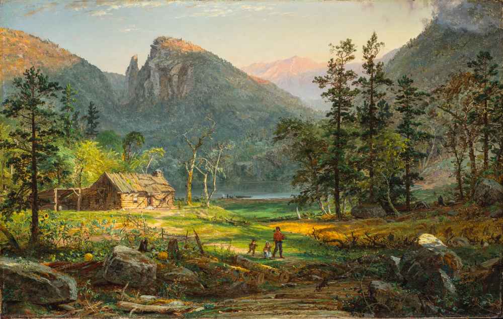 Pioneers Home, Eagle Cliff, White Mountains - Jasper Francis Cropsey