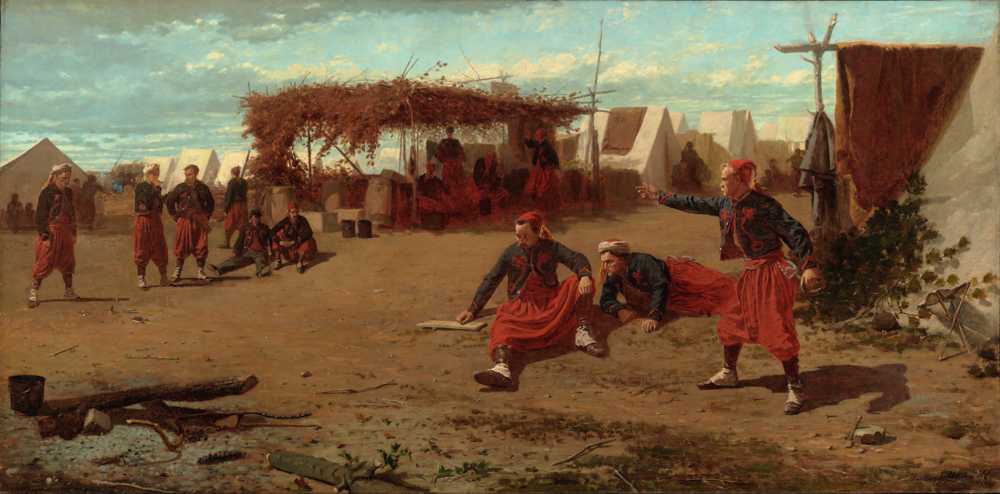 Pitching Quoits (1865) - Winslow Homer