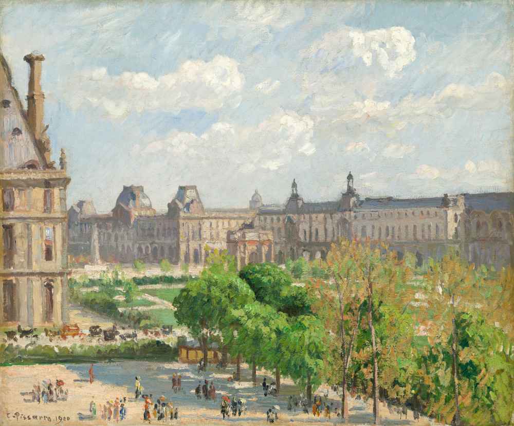 Place du Carrousel, Paris - Camille Pissarro