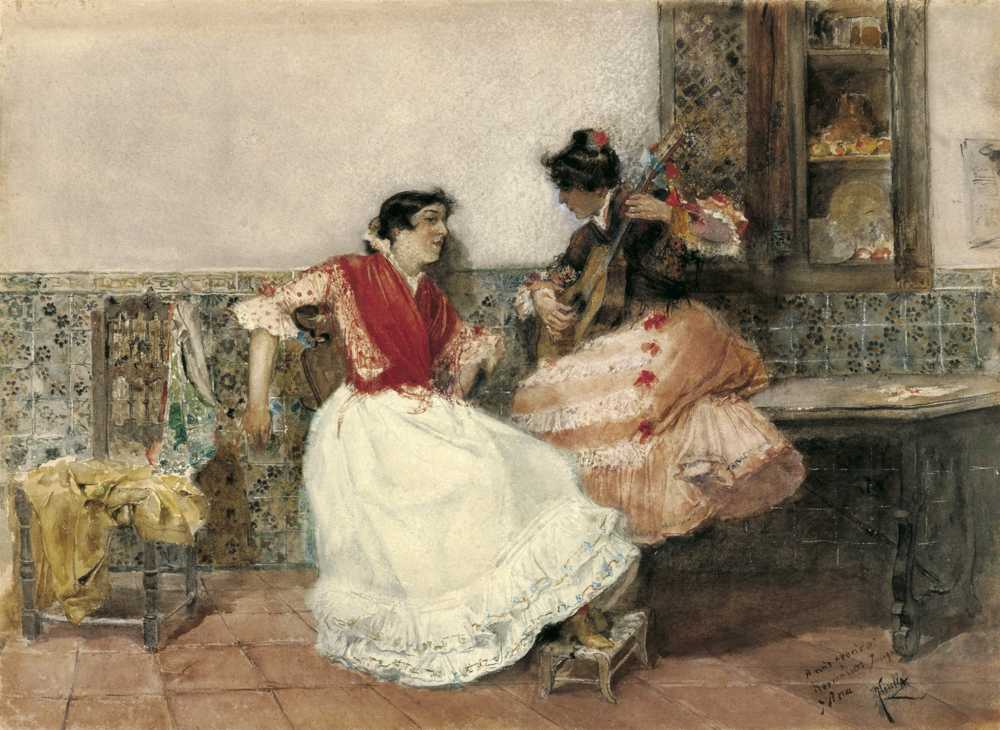 Playing the Guitar (1889) - Joaquin Sorolla y Bastida