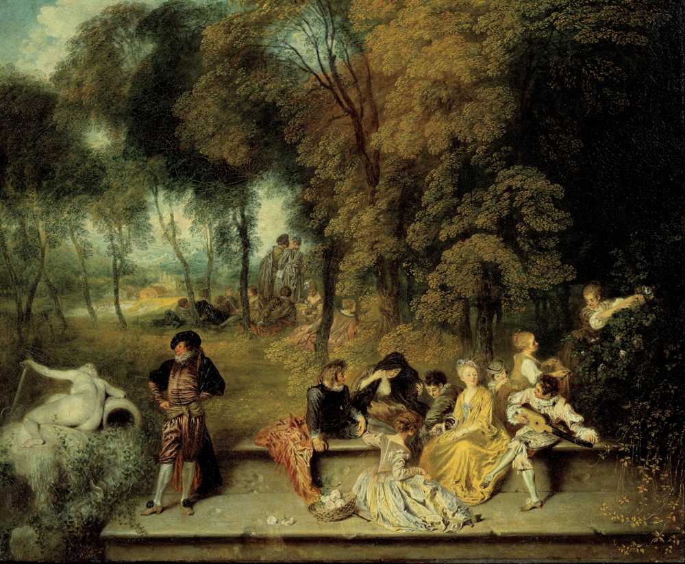 Pleasures of Love - Jean-Antoine Watteau