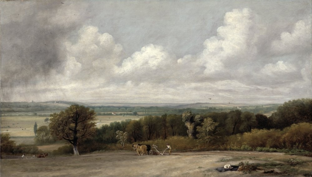 Ploughing Scene in Suffolk - John Constable