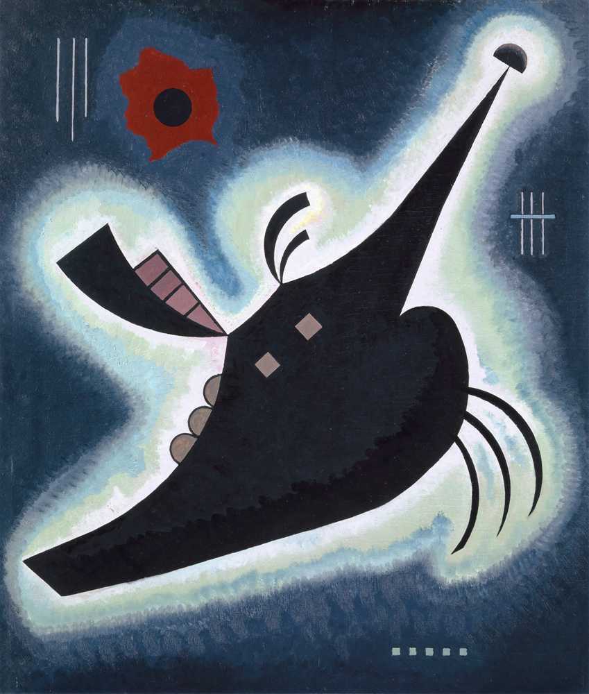 Pointy black (1931) - Wassily Kandinsky