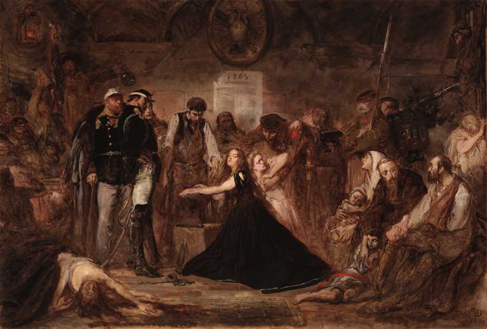 Polonia 1863 (Poland Enchained) (1864) - Jan Matejko