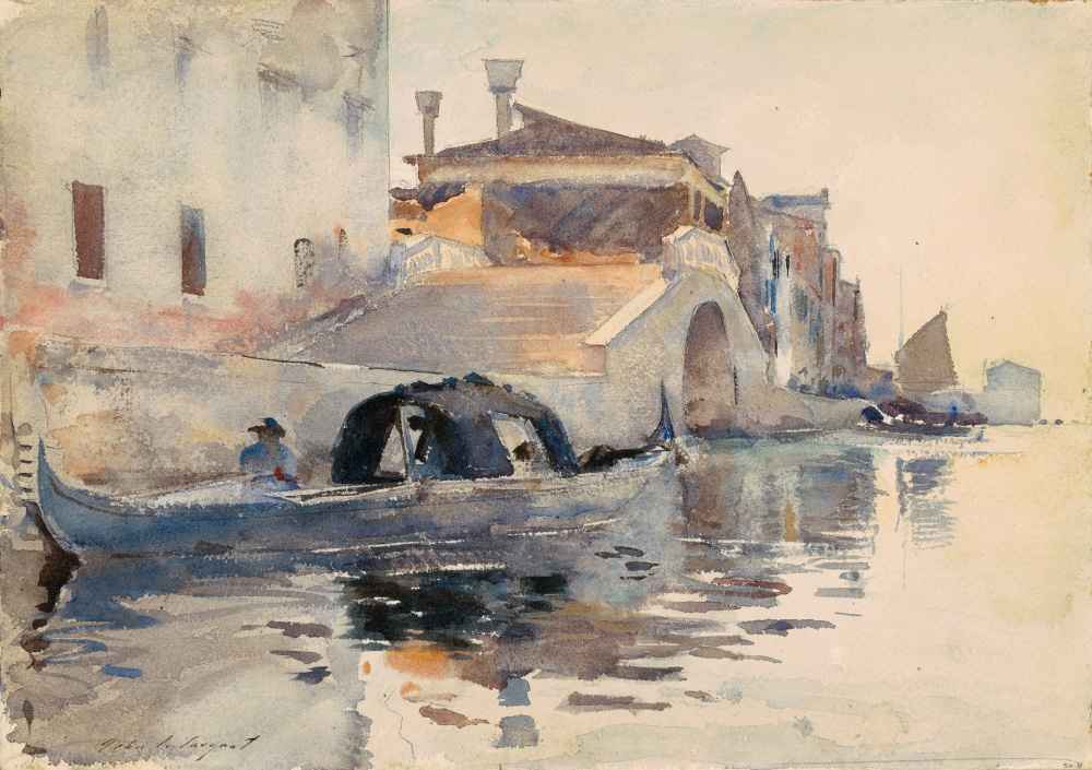 Ponte Panada, Fondamenta Nuove, Venice - John Singer Sargent