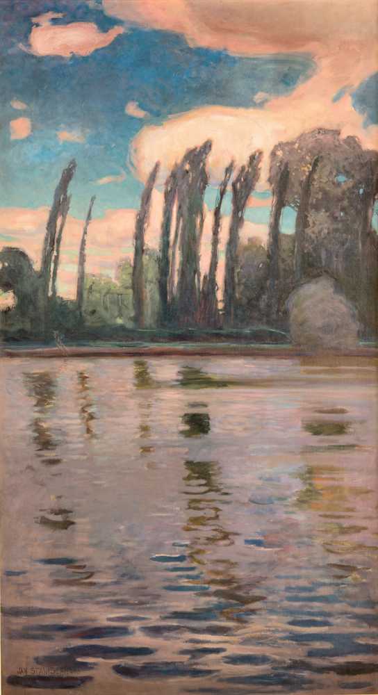 Poplars on the Water (1900) - Jan Stanisławski