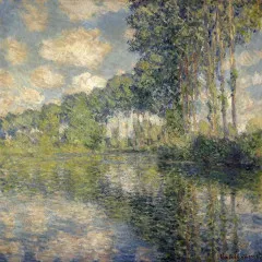 Poplars on the Epte - Monet