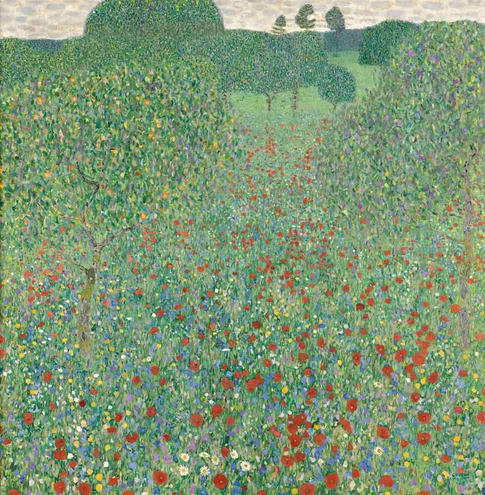 Poppy Field - Klimt