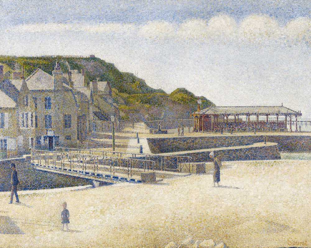 Port-en-Bessin (1888) - Georges Seurat