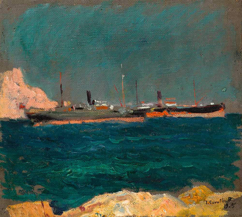 Port of Javea (1905) - Joaquin Sorolla y Bastida
