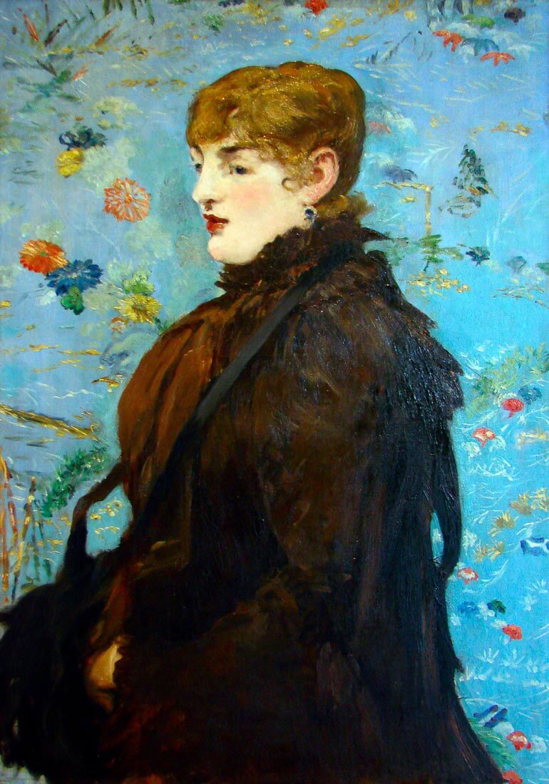 Portrait de Mery Laurent, 1882 - Manet