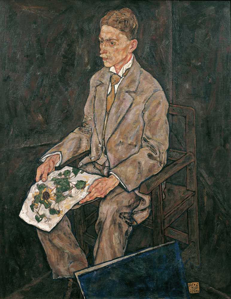 Portrait dr Franz Martin Haberditzl (1917) - Egon Schiele