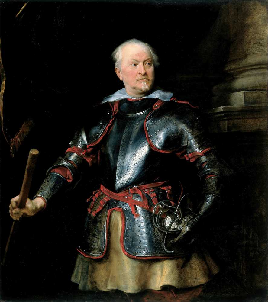 Portrait of a A Man in Armor (1616-1627) - Antoon Van Dyck