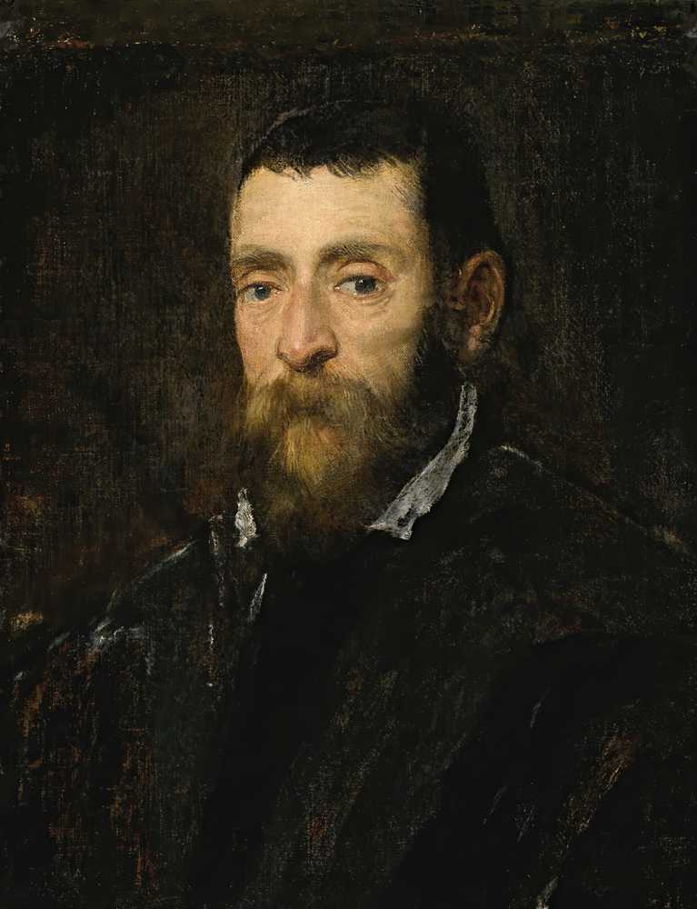 Portrait of a bearded man, possibly Prince Antonio di Santacroce... - Tintoretto