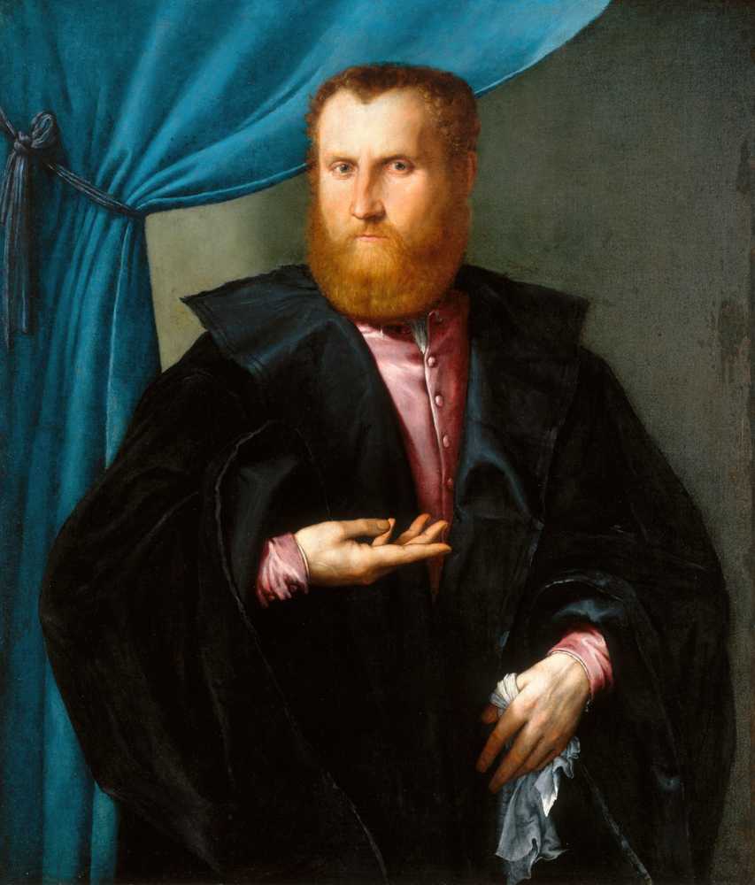 Portrait of a Bearded Man - Lorenzo Lotto