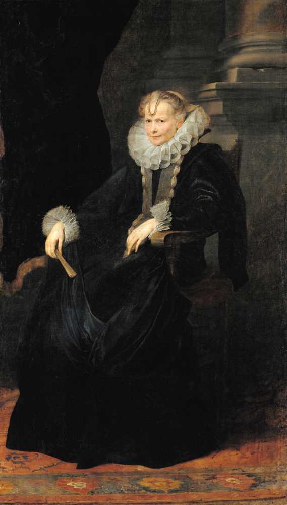 Portrait of a Genovese Lady (circa 1622) - Antoon Van Dyck