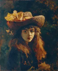 Portrait of a Girl (1871) - Gustave Courbet