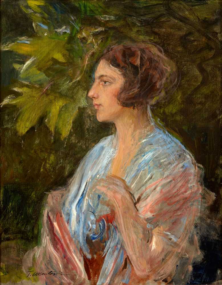 Portrait of a Lady (1930) - Teodor Axentowicz