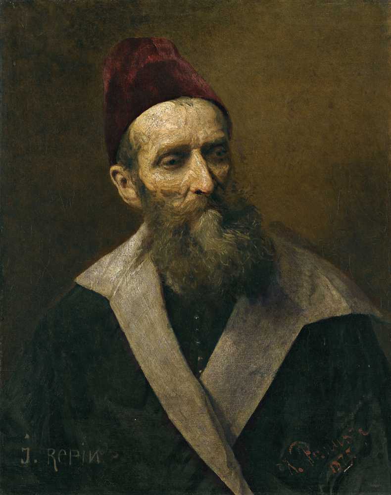 Portrait of a man (1875) - Ilja Jefimowicz Repin