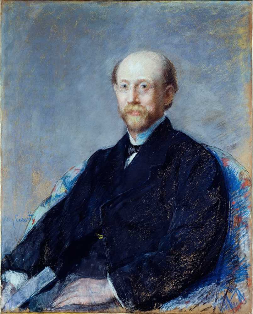 Portrait of a Man (1879) - Mary Cassatt