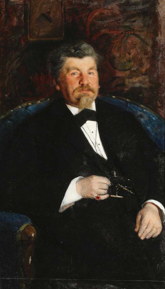Portrait of a man (1880) - Leon Wyczółkowski