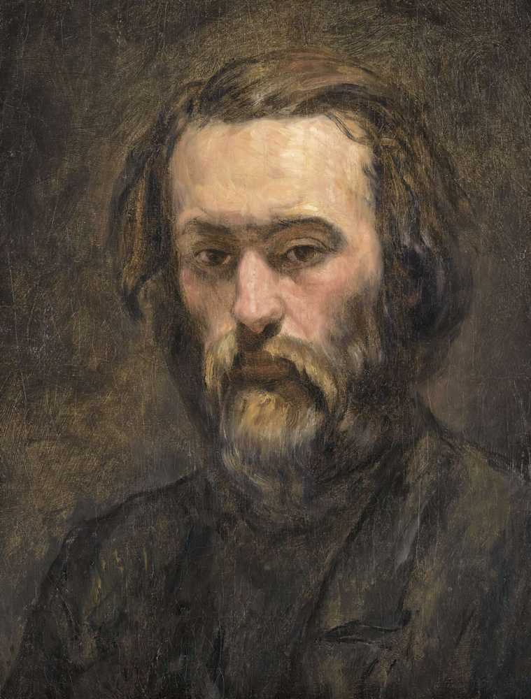 Portrait Of A Man (circa 1862-64) - Paul Cezanne