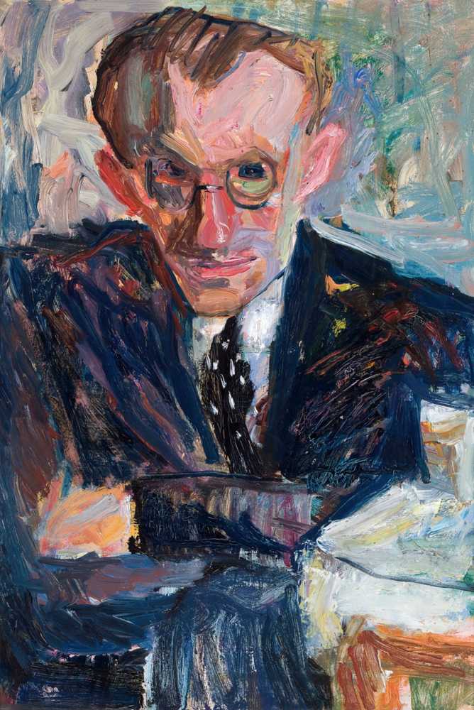 Portrait of a Man in Glasses (1936) - Aleksander Sasza Blonder