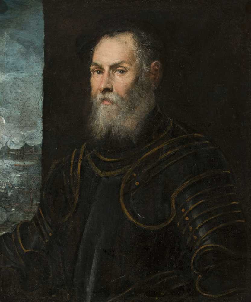 Portrait of a Venetian admiral - Jacopo Tintoretto