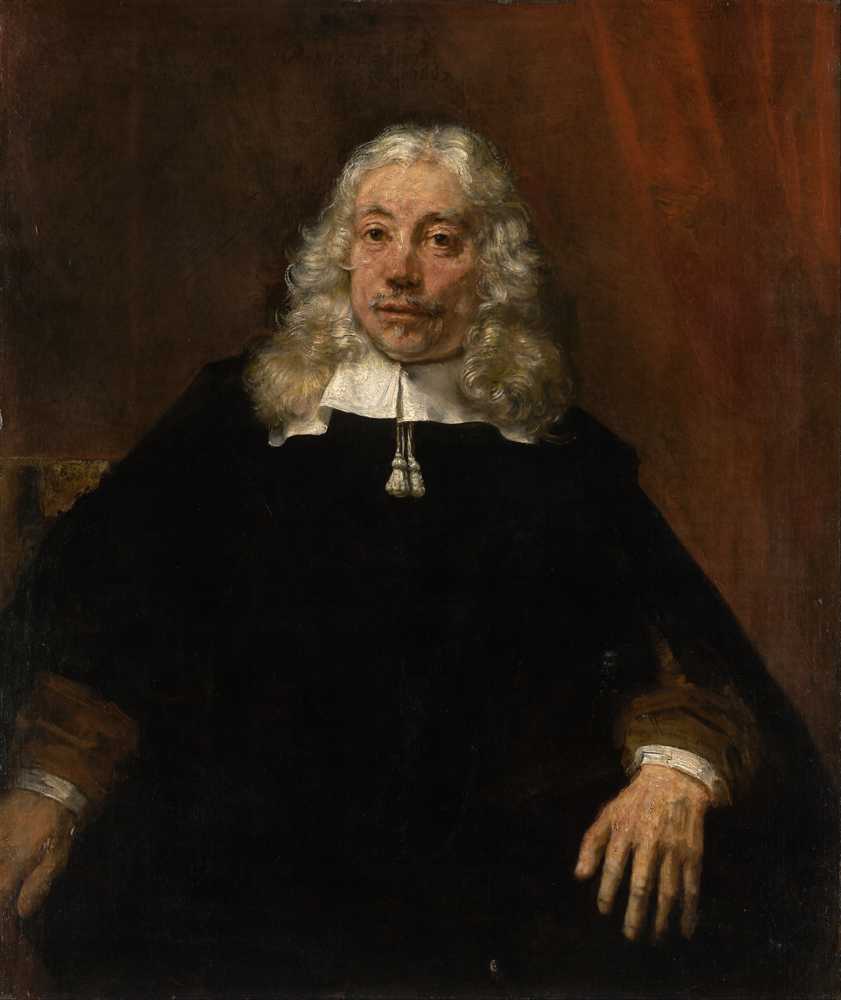 Portrait of a white-haired man - Rembrandt van Rijn