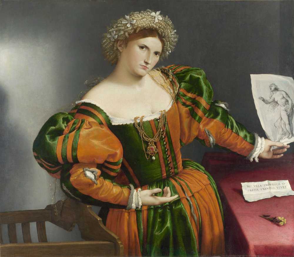 Portrait of a Woman inspired by Lucretia - Lorenzo Lotto