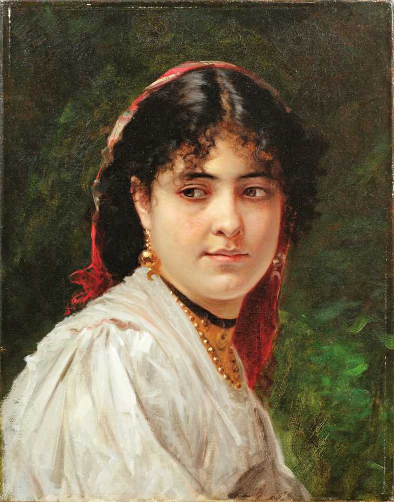 Portrait of a young italian woman (1875) - Alexandre Cabanel