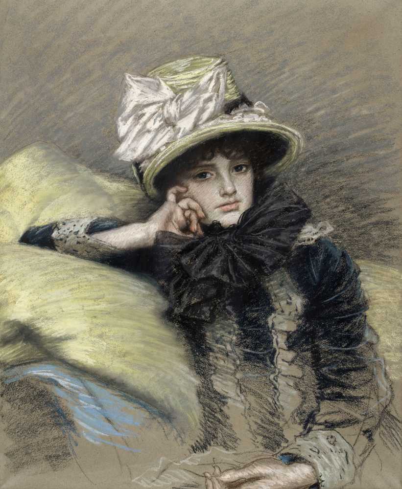 Portrait of a young woman (1883) - James Tissot